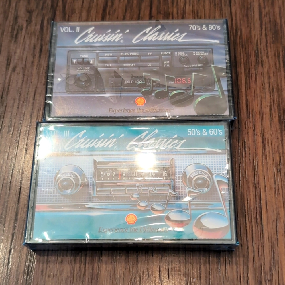 Old stock cassettes with hit songs